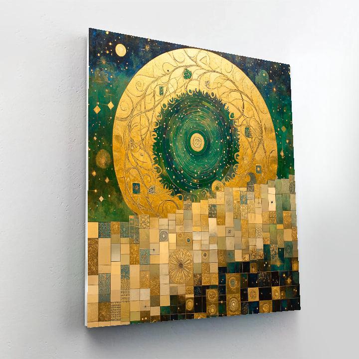 Gustav Klimt Inspired Aurora Mandala Of Renewal Painting by numbers kit