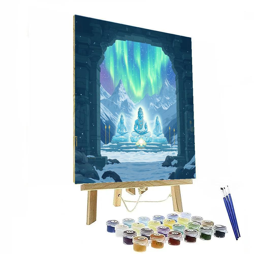 Brahma Aurora Shrine Paint by numbers art