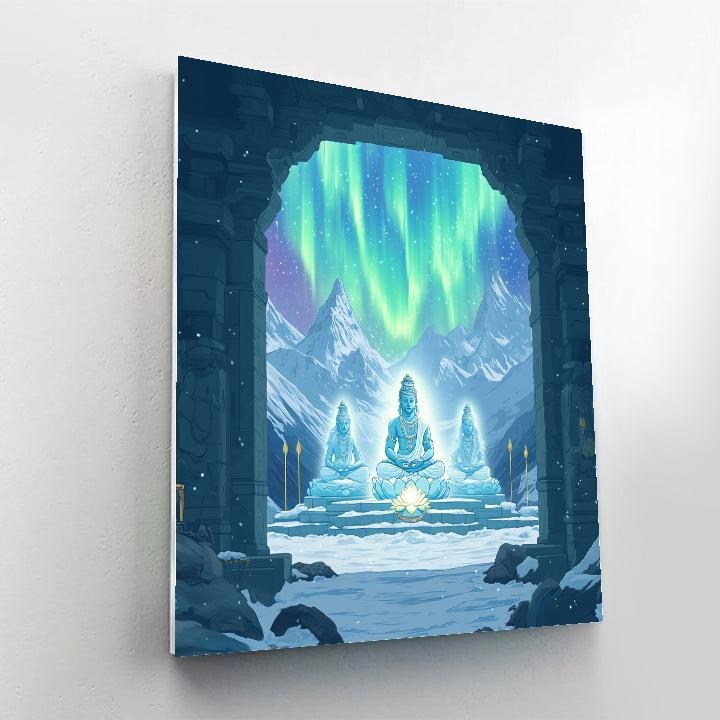 Brahma Aurora Shrine Paint by numbers art