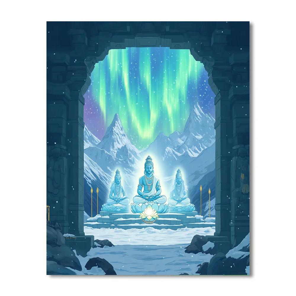 Brahma Aurora Shrine Paint by numbers art