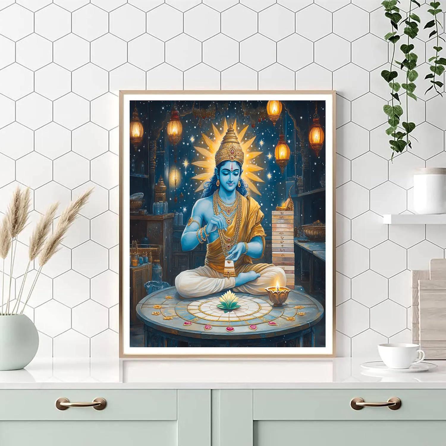Starlit Mosaic Workshop With Rama paint by color