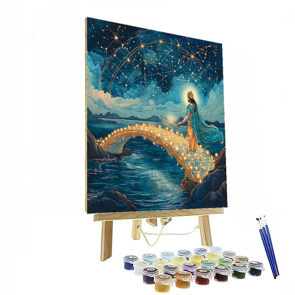 Rama-Crowned Ocean Bridge Of Constellations Painting by numbers kit