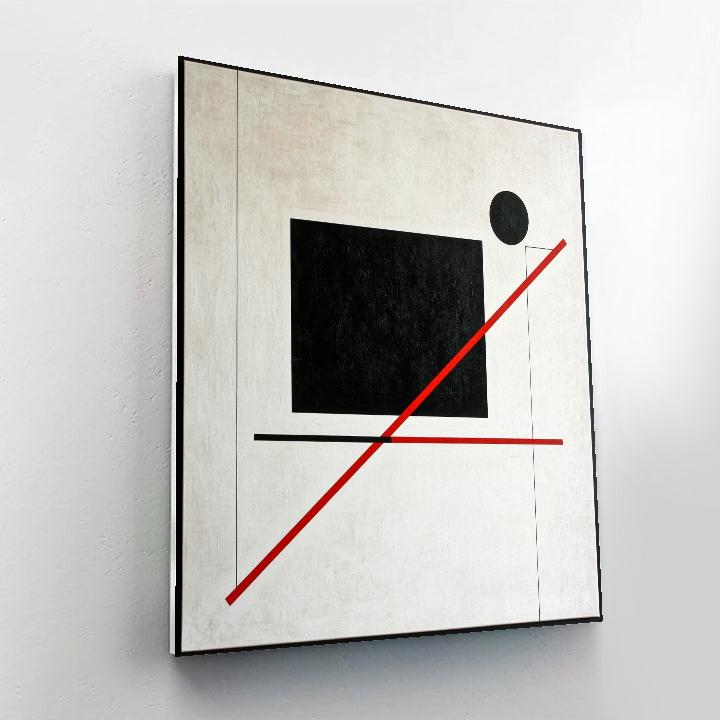 Kazimir Malevich Inspired Event Horizon Geometry Paint by numbers kits