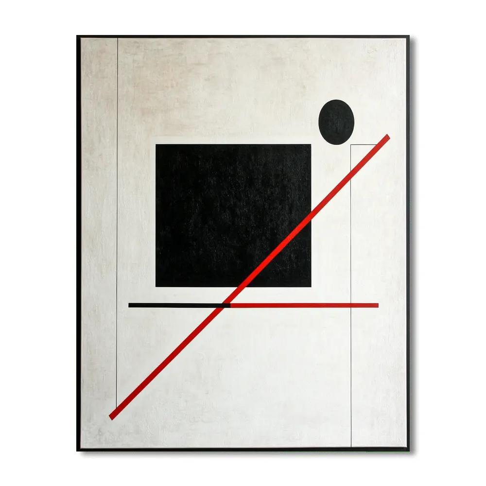 Kazimir Malevich Inspired Event Horizon Geometry Paint by numbers kits