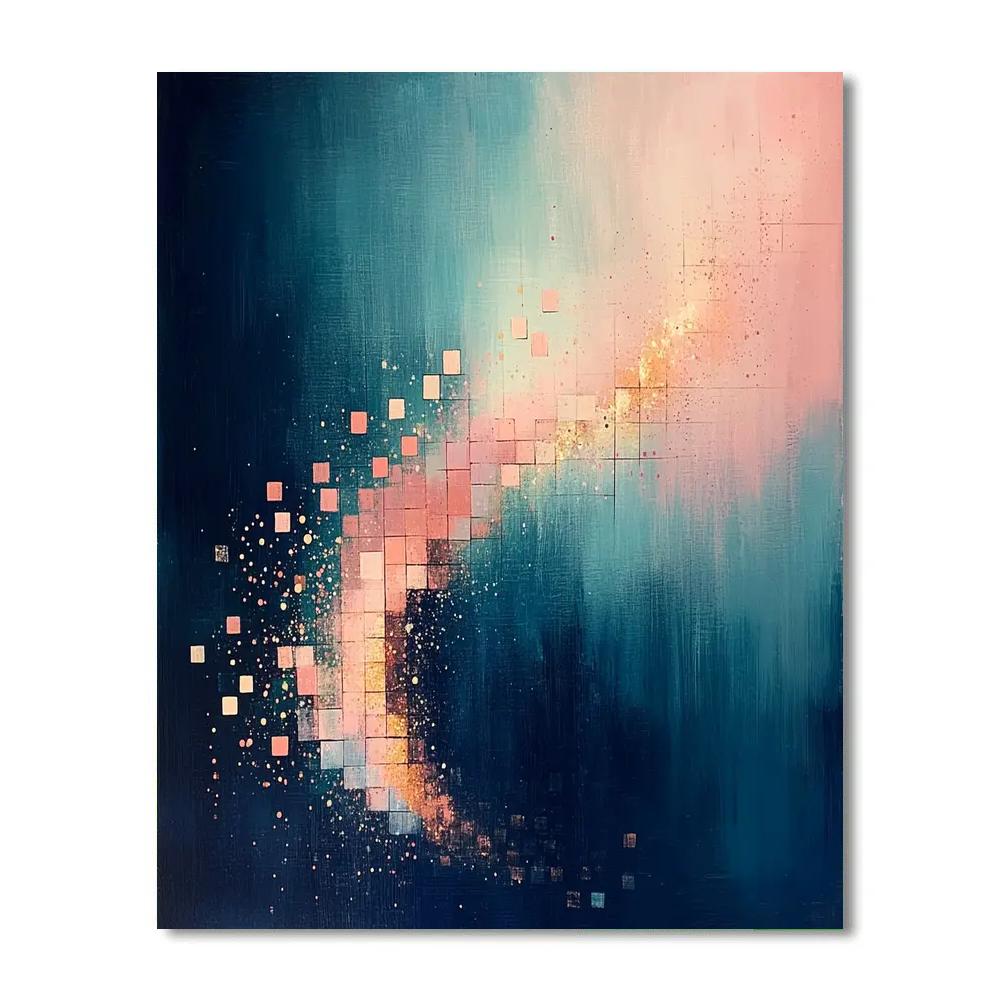 Paul Klee Inspired Lullaby Of Quantum Weather paint by number