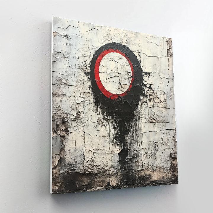 Banksy Inspired Carbon Eclipse Requiem paint by numbers