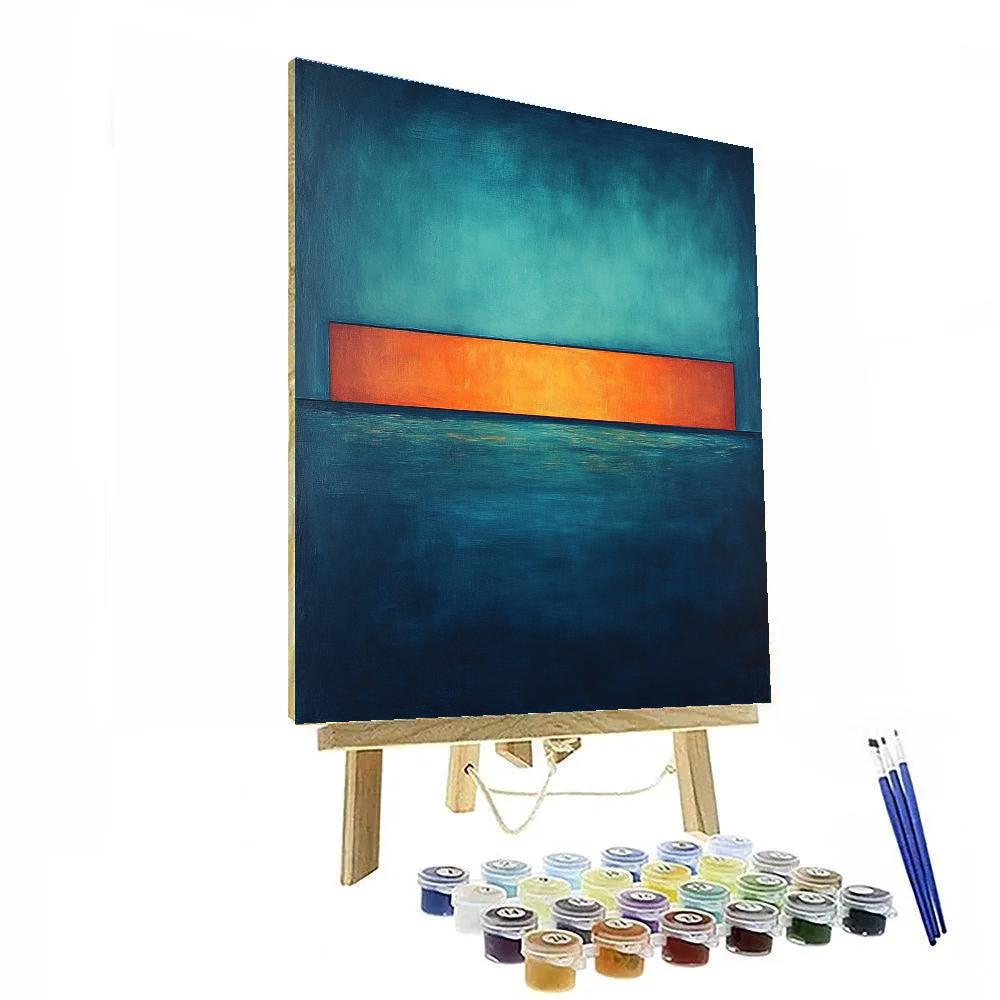 Mark Rothko Inspired Nebula Drift Lullaby paint by color