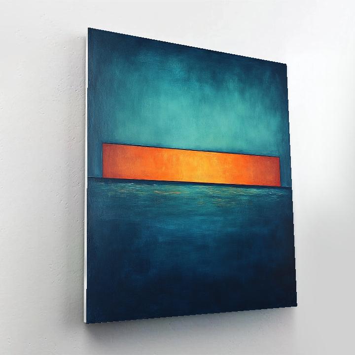 Mark Rothko Inspired Nebula Drift Lullaby paint by color