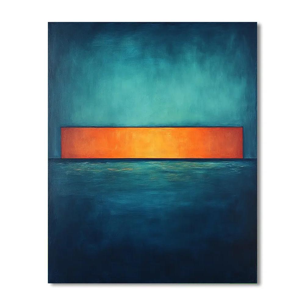 Mark Rothko Inspired Nebula Drift Lullaby paint by color