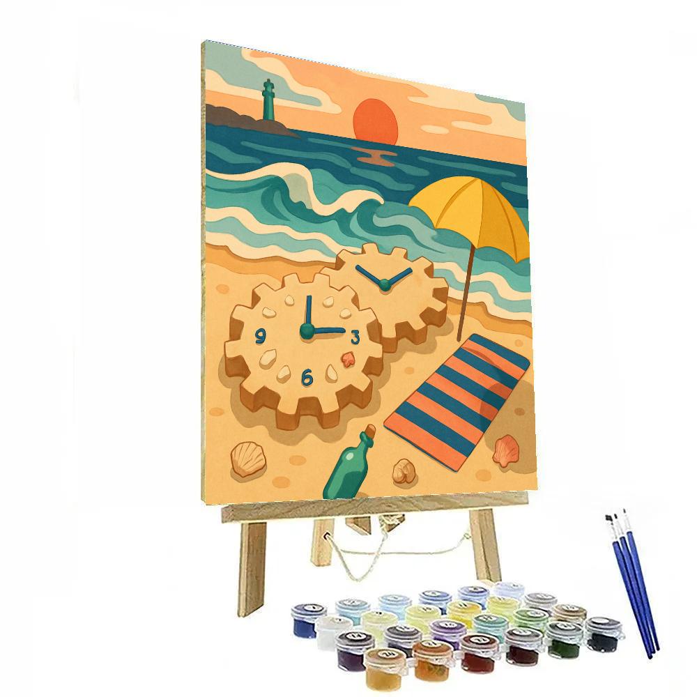 Tidal Clockwork Beach paint by color