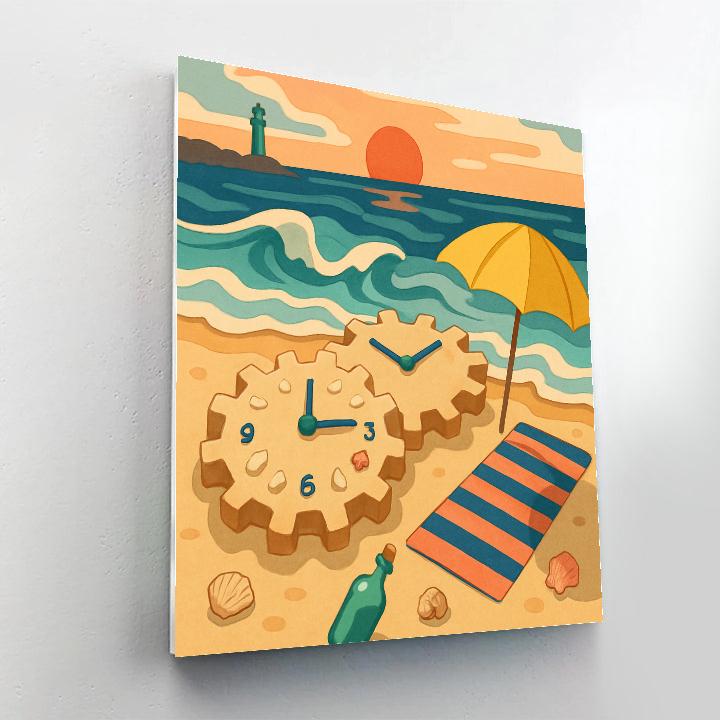 Tidal Clockwork Beach paint by color