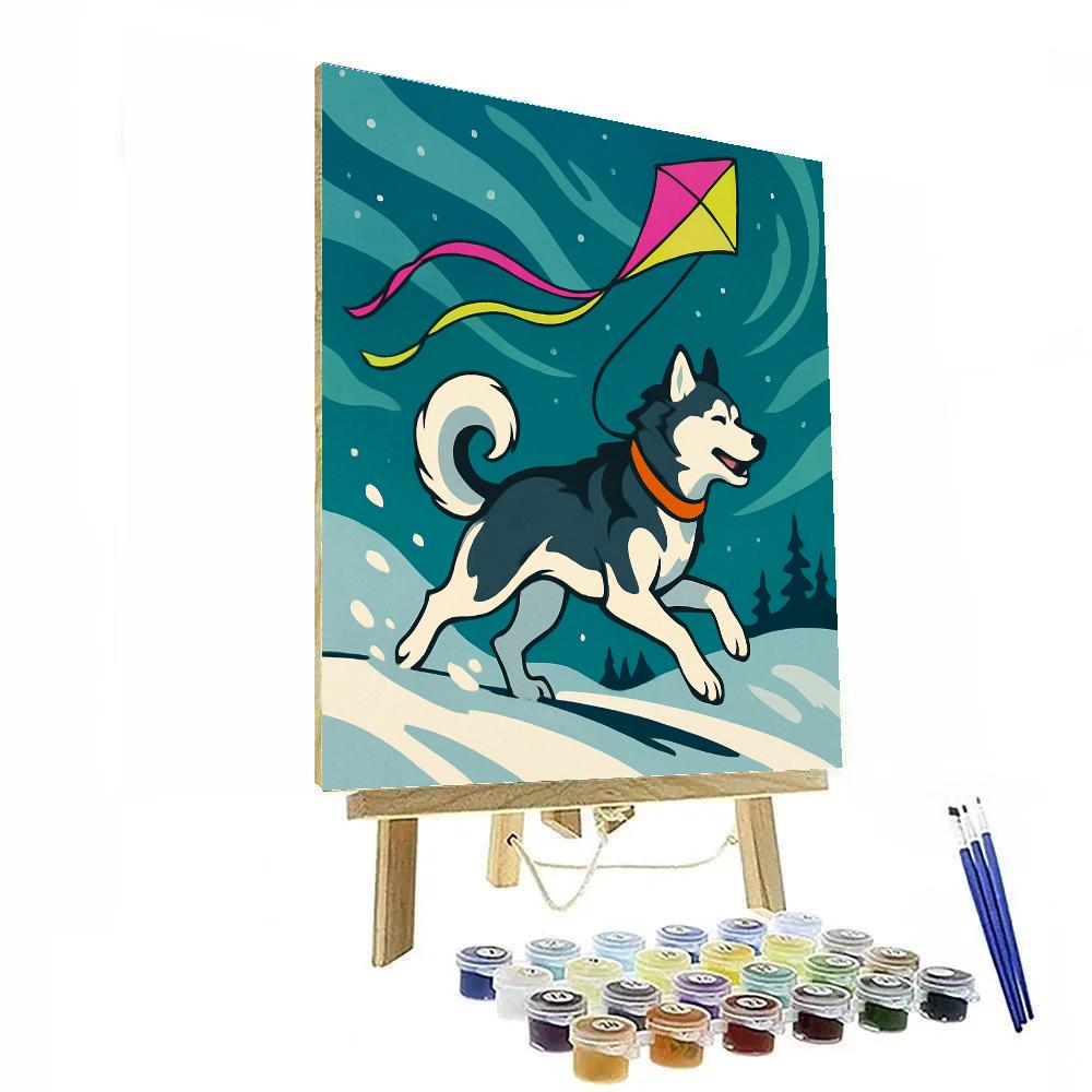 Aurora Kite Runner Dog Numbered painting kits