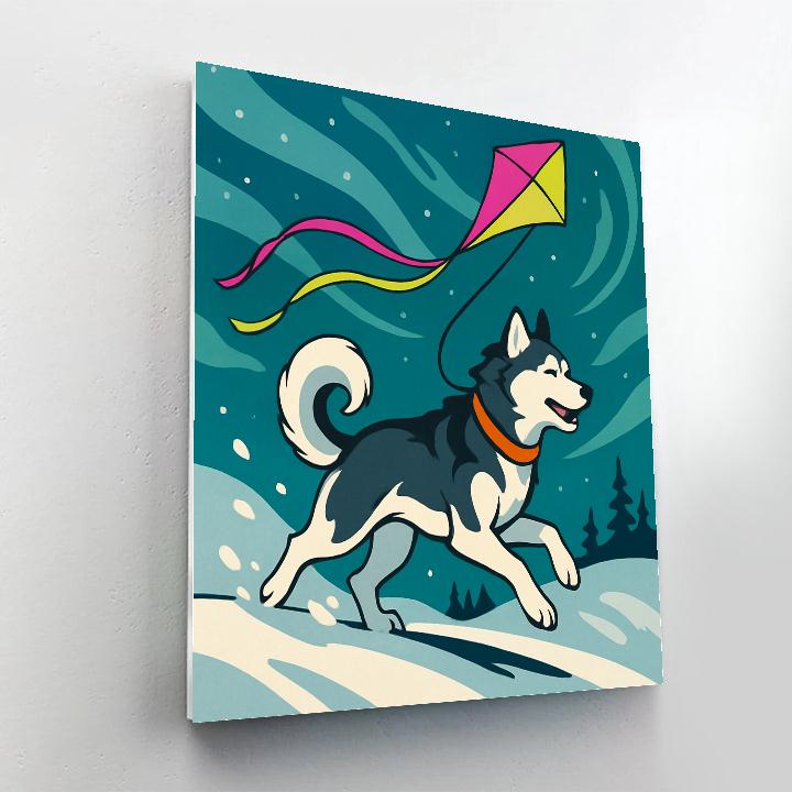 Aurora Kite Runner Dog Numbered painting kits