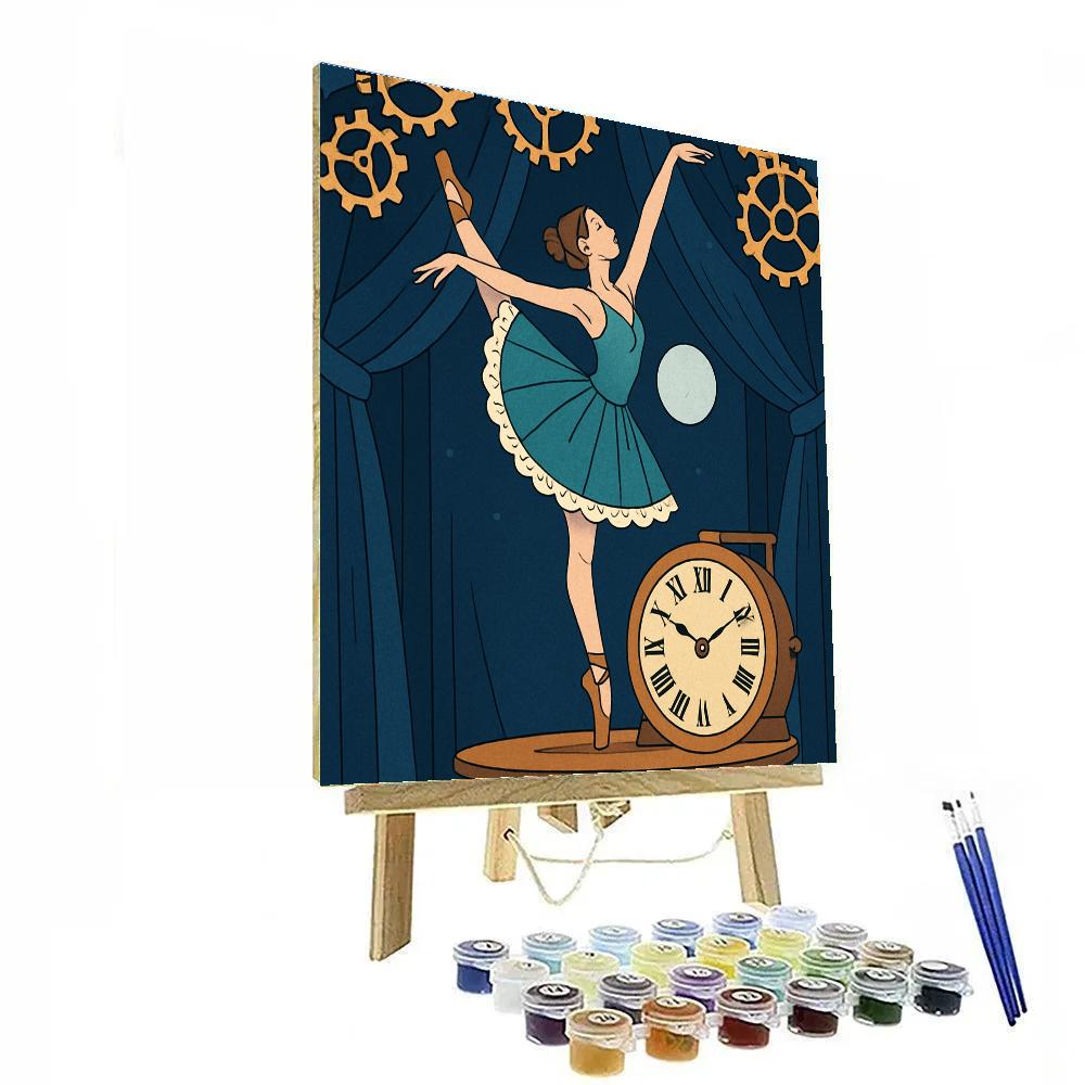 Moonlit Clockwork Ballet Paint by numbers kits