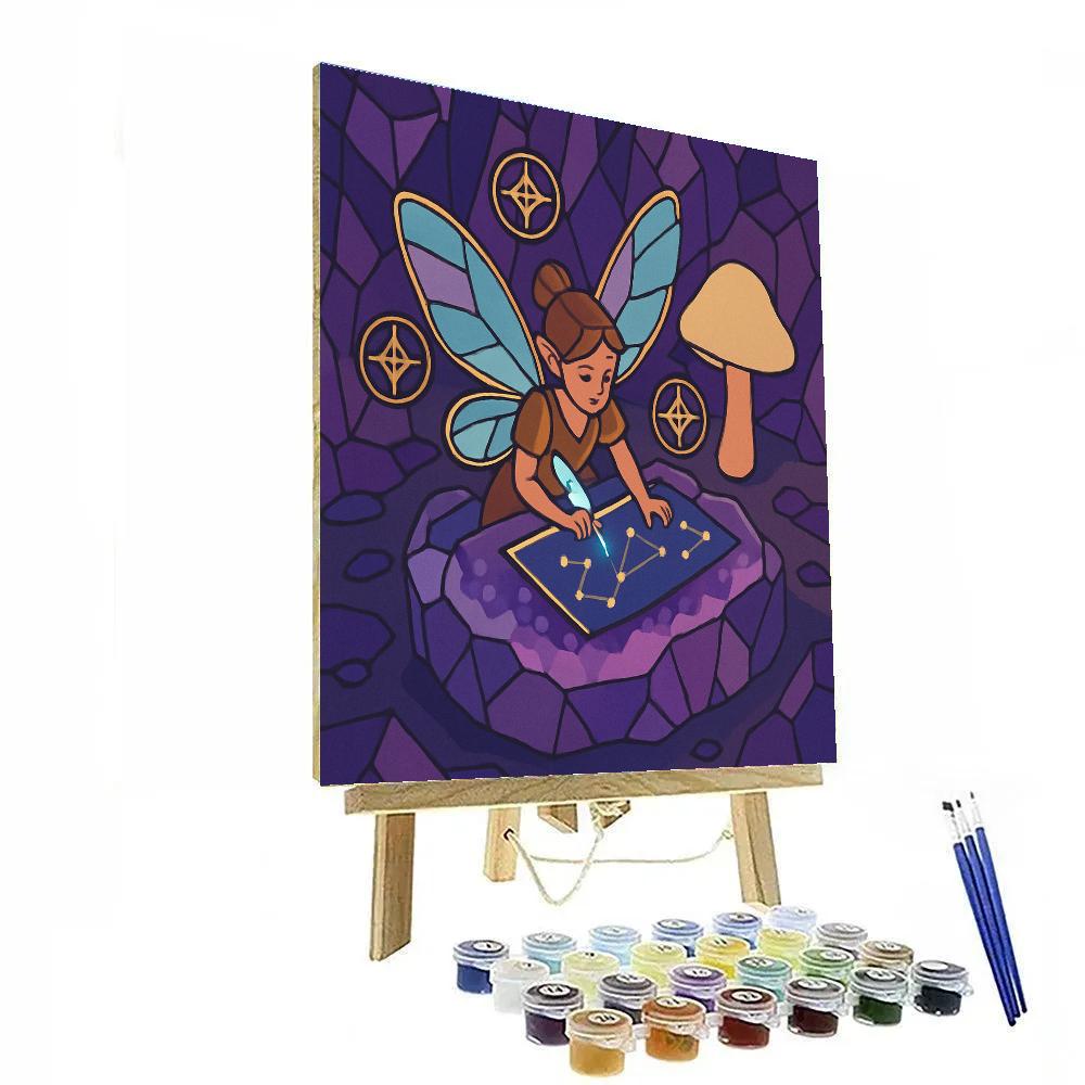 Starlit Fairy Cartographer Painting by numbers kit