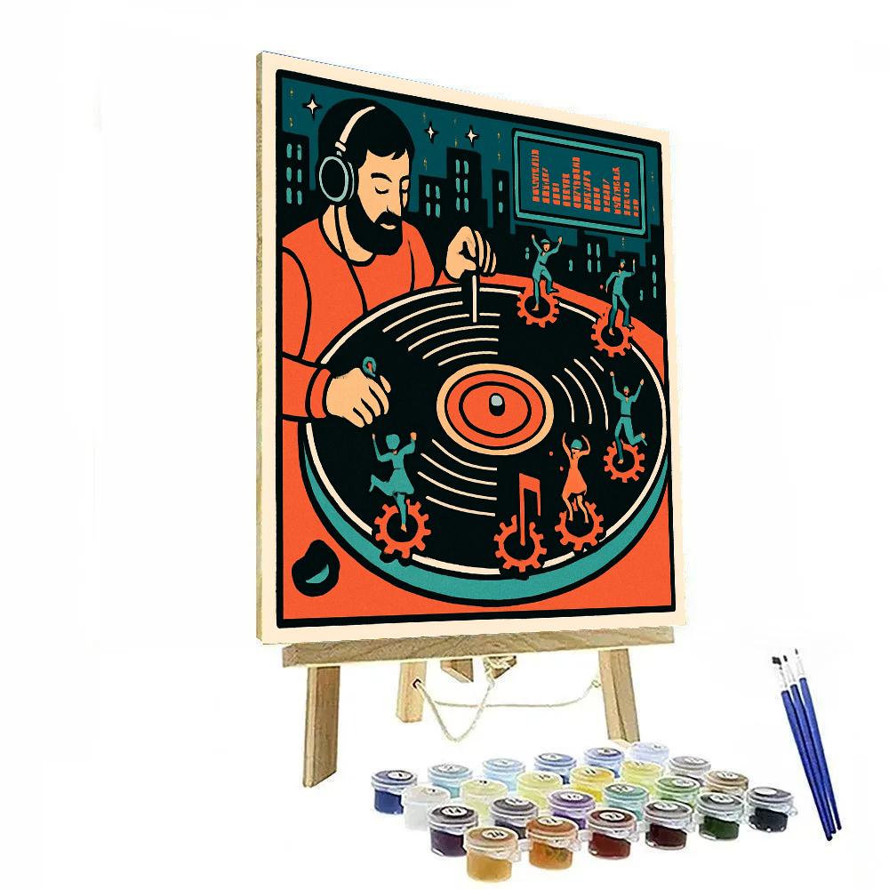 Clockwork Vinyl Stage Music Paint by numbers kits