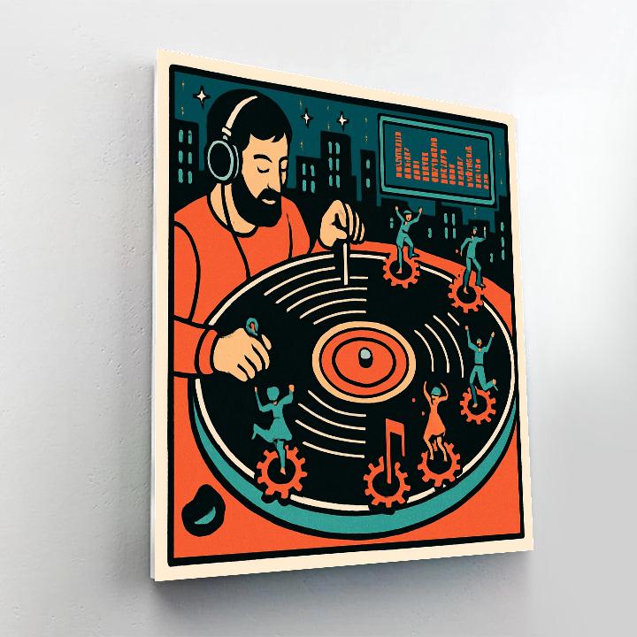 Clockwork Vinyl Stage Music Paint by numbers kits