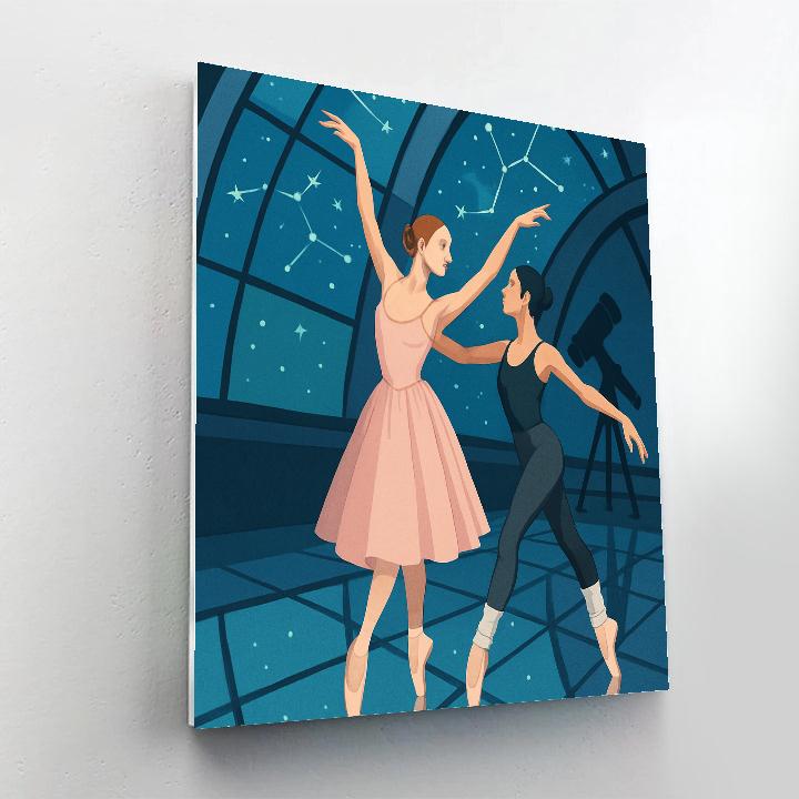 Star Observatory With Ballet Rehearsal Number painting