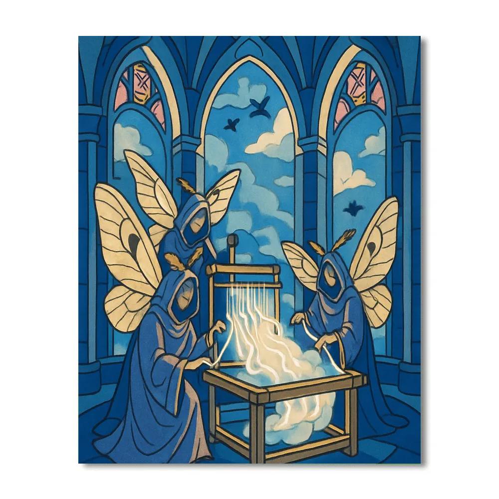 Skyloom Cathedral Fantasy Weavers DIY paint by numbers