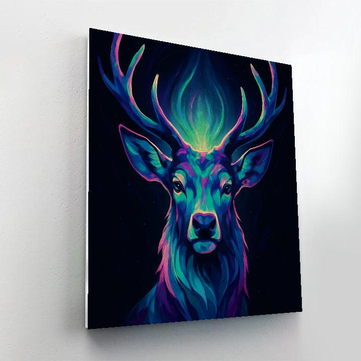 Aurora Crowned Stag DIY paint by numbers