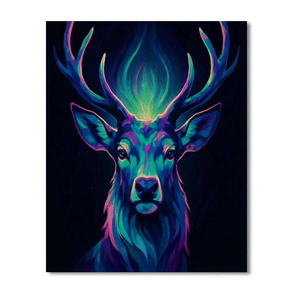 Aurora Crowned Stag DIY paint by numbers