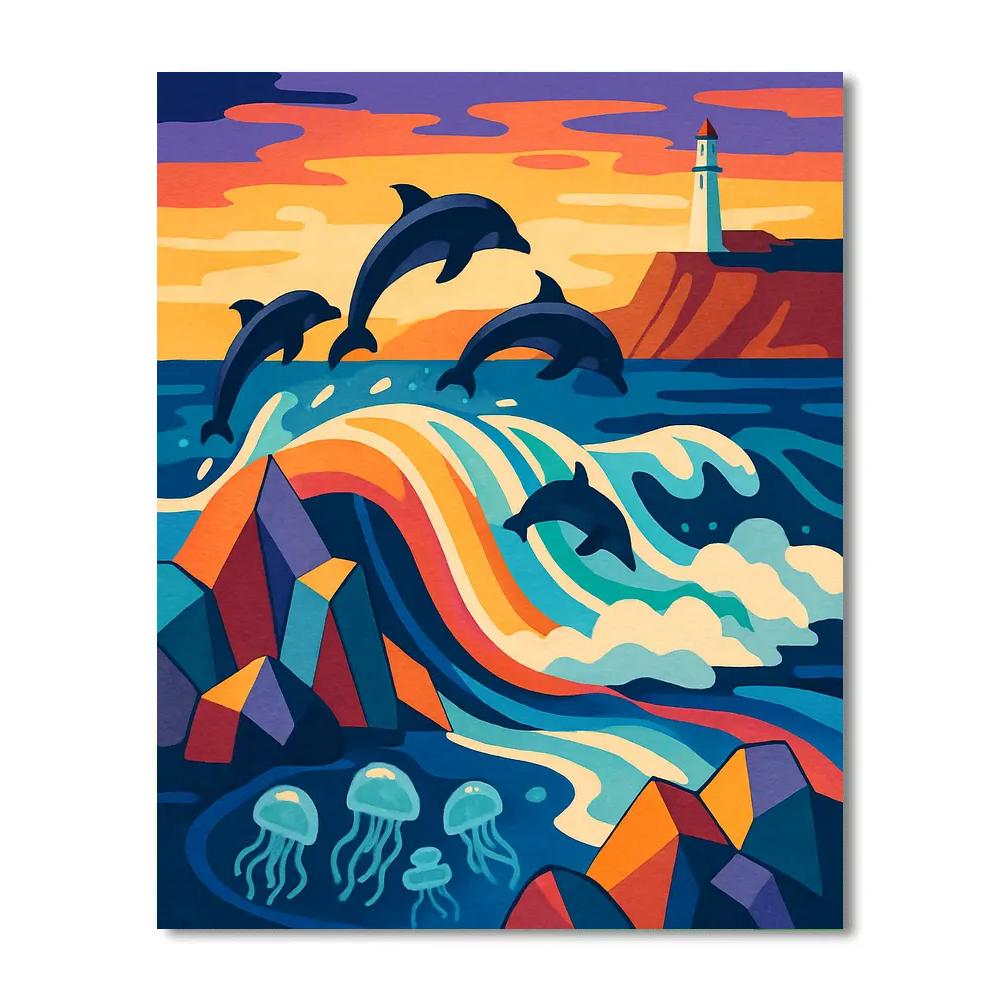 Ocean Crafted Prism Breakers Paint by numbers kits