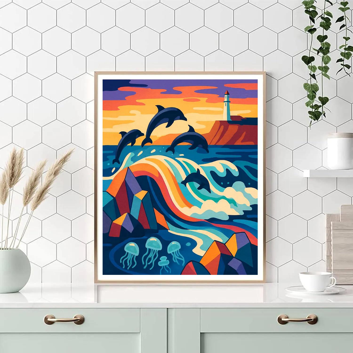 Ocean Crafted Prism Breakers Paint by numbers kits