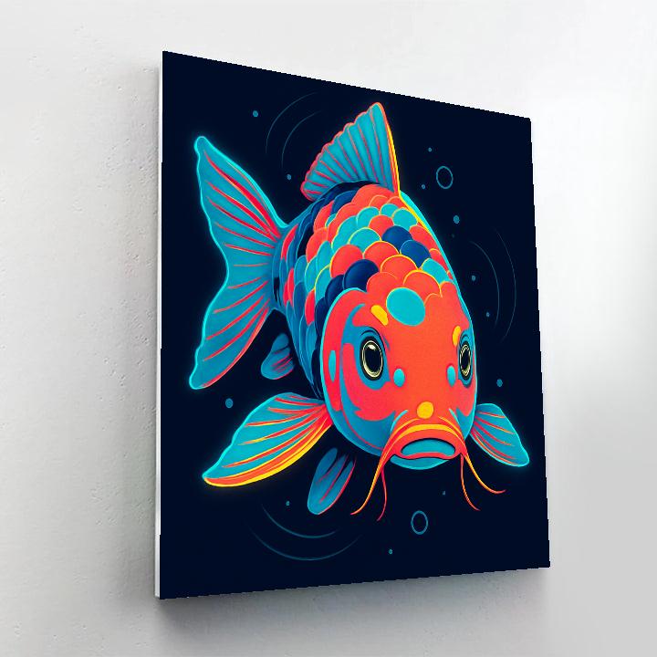 Electric Koi Dragon Drift Paint by numbers kits