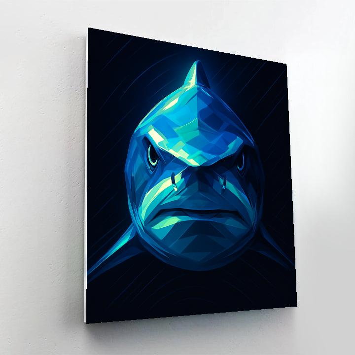 Turbo Spectrum Shark Drive Painting by numbers kit
