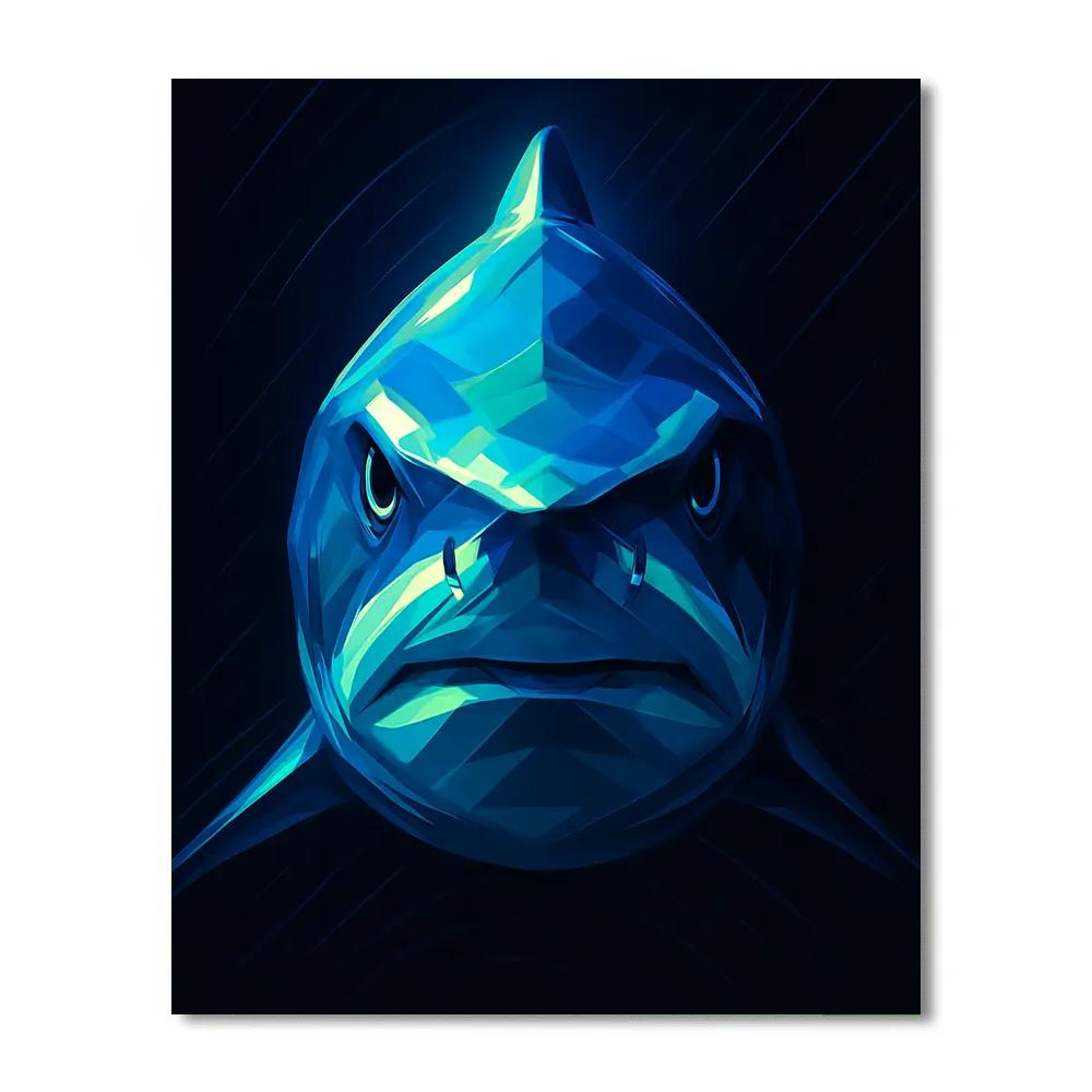 Turbo Spectrum Shark Drive Painting by numbers kit