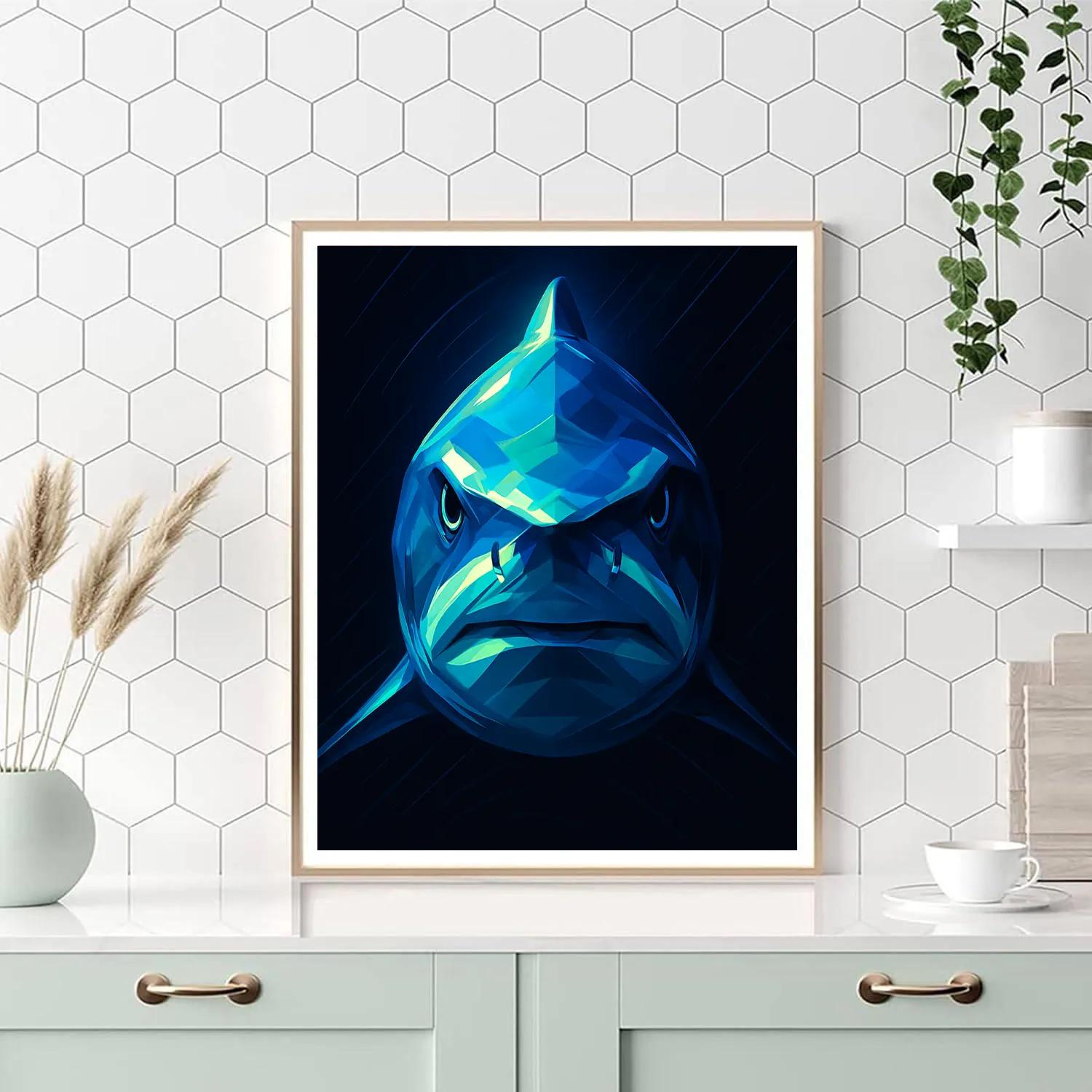 Turbo Spectrum Shark Drive Painting by numbers kit