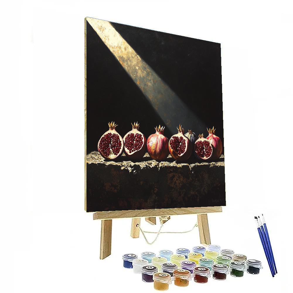 Caravaggio Inspired Eclipse Of Pomegranates Painting by numbers kit