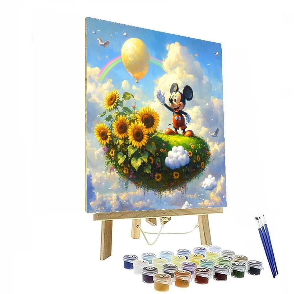 Mickey Mouse Sky Garden Parade Disney Inspired Numbered painting kits