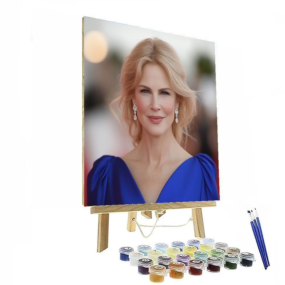 Nicole Kidman Sapphire Poise In The Spotlight painting number kit