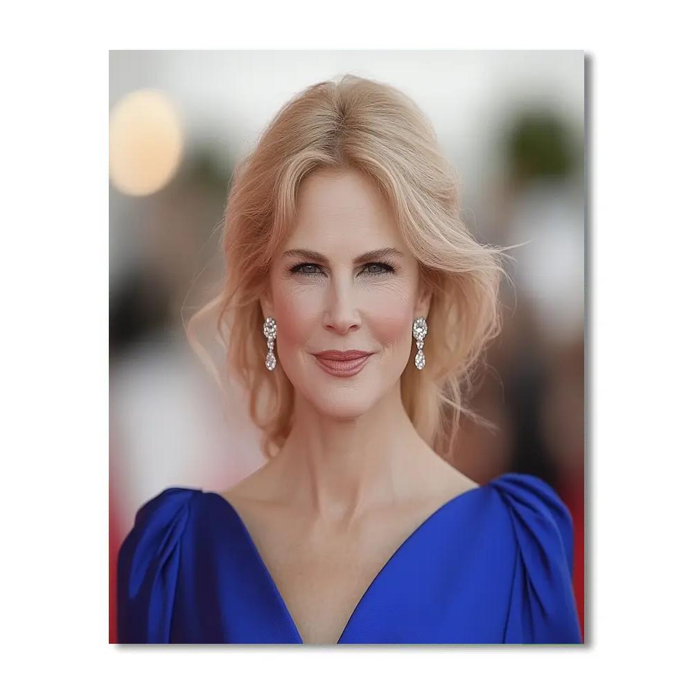 Nicole Kidman Sapphire Poise In The Spotlight painting number kit