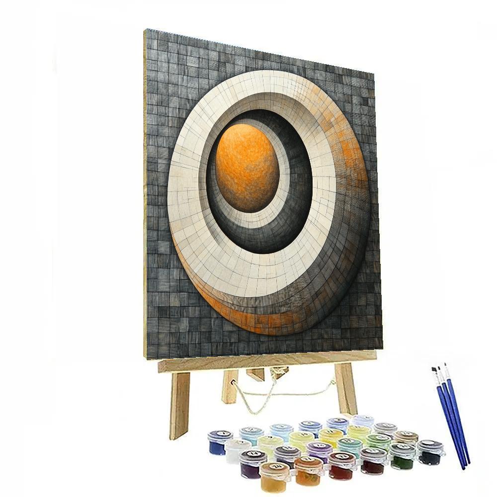 M.C. Escher Inspired Paradox Orbit Tessellation Paint by numbers kits