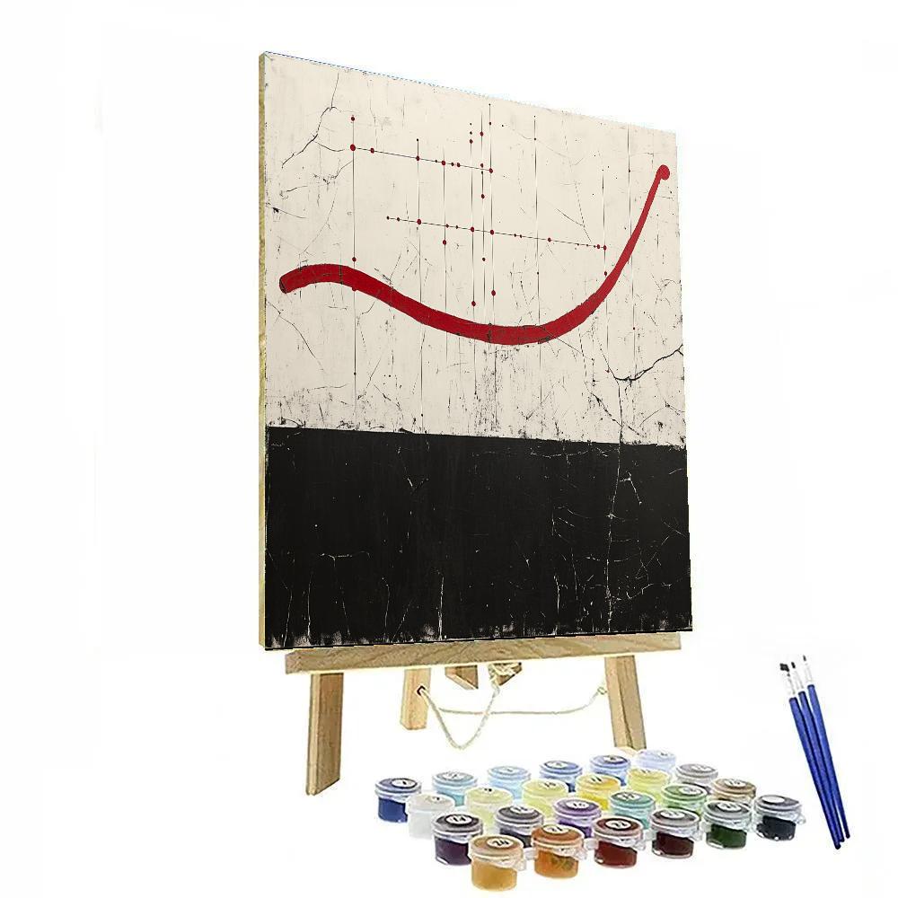 Banksy Inspired Silence Of The CO2 Constellation Number painting