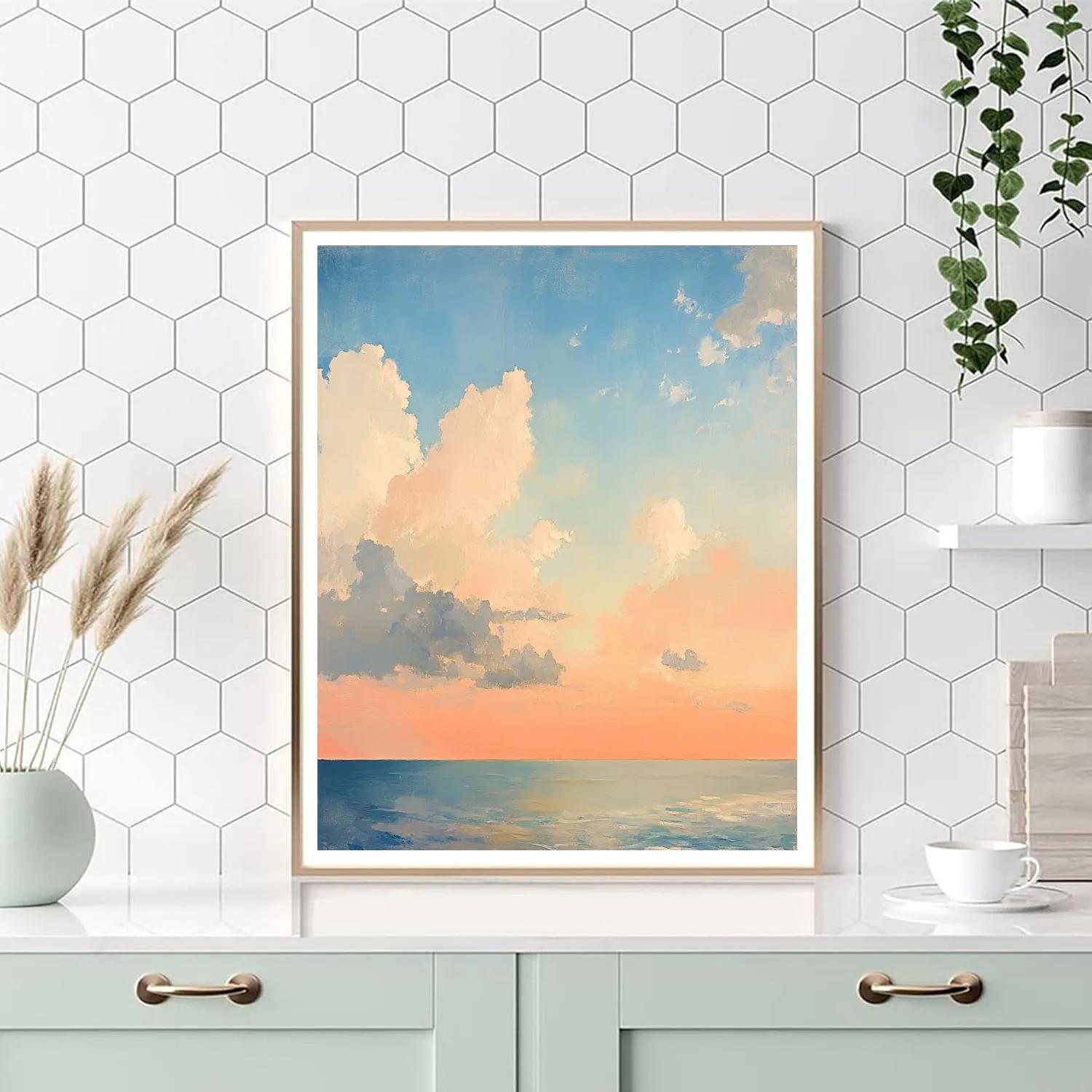 Edgar Degas Inspired Twilight Atmosphere Study Number painting