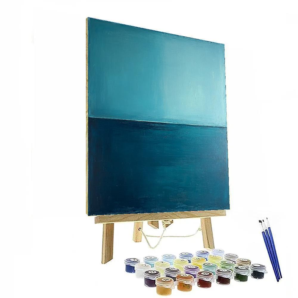 Mark Rothko Inspired Tidal Stillness Gradient paint by color
