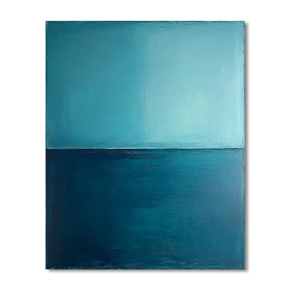 Mark Rothko Inspired Tidal Stillness Gradient paint by color