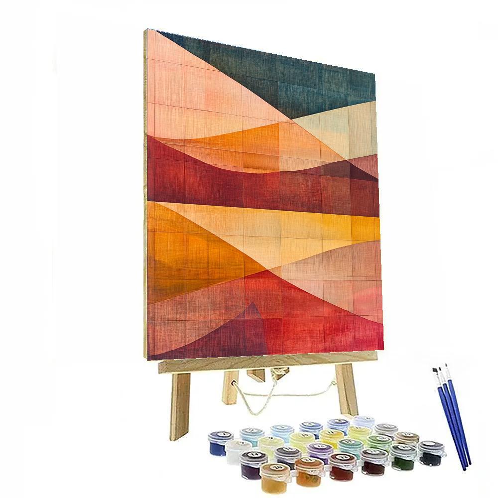 Paul Klee Inspired Nebular Tectonic Hymn Numbered painting kits
