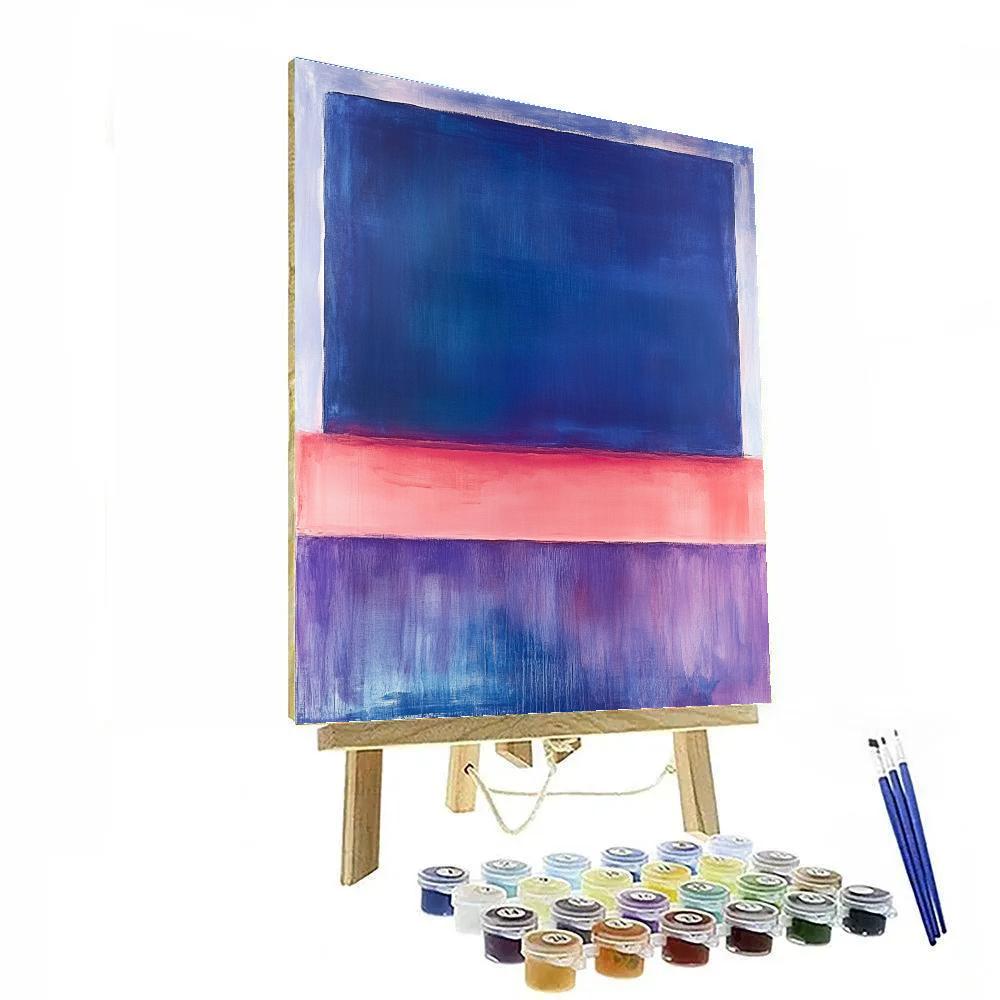 Mark Rothko Inspired Time Dilated Aurora Fields Paint by numbers kits