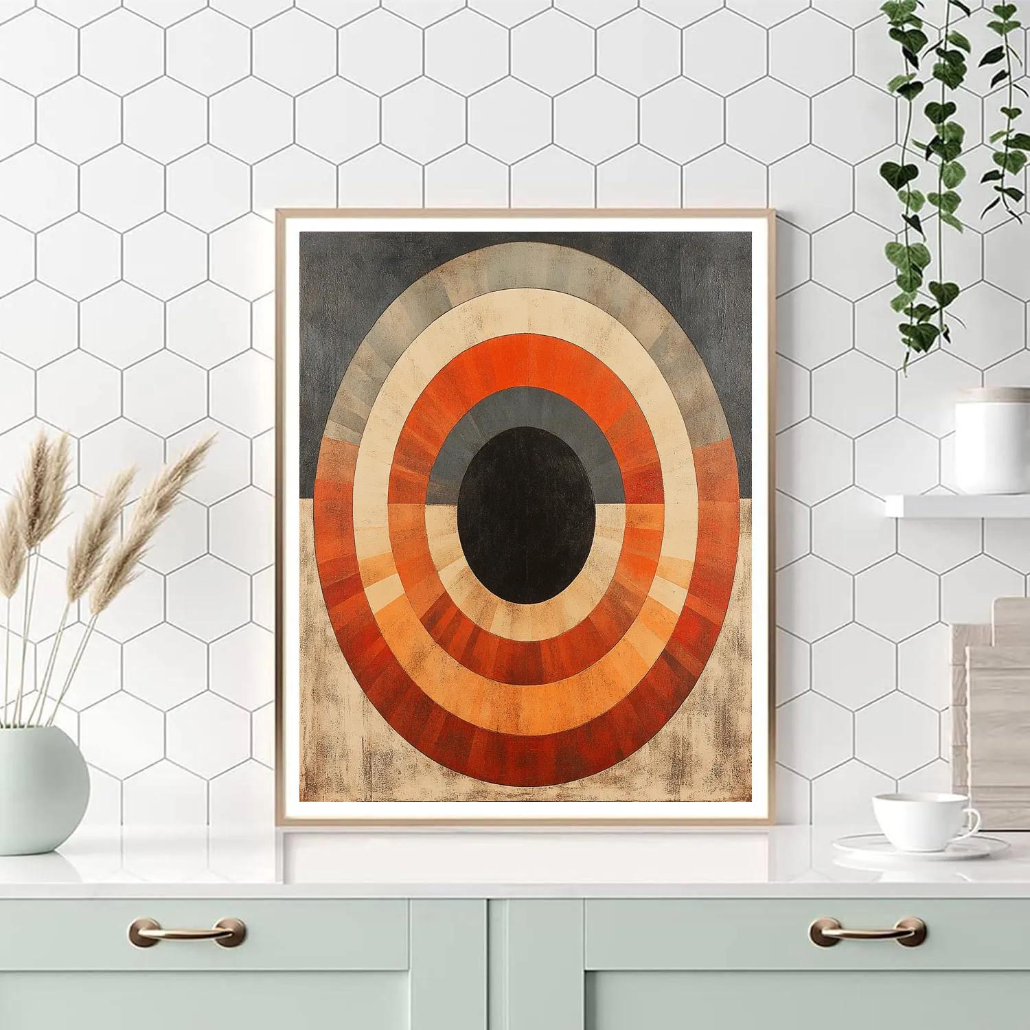 Nandalal Bose Inspired Eclipse Mandala Of Silent Seasons paint by color