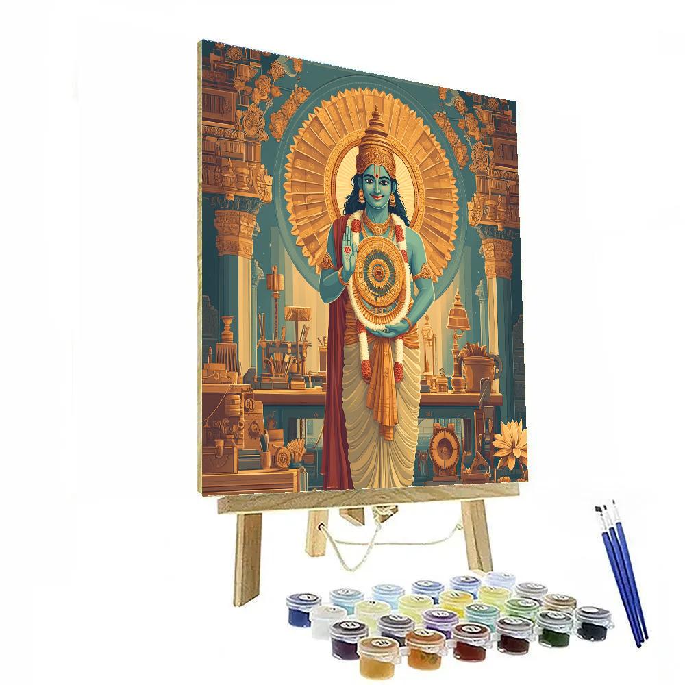 The Sudarshana Clockwork Halo painting number kit