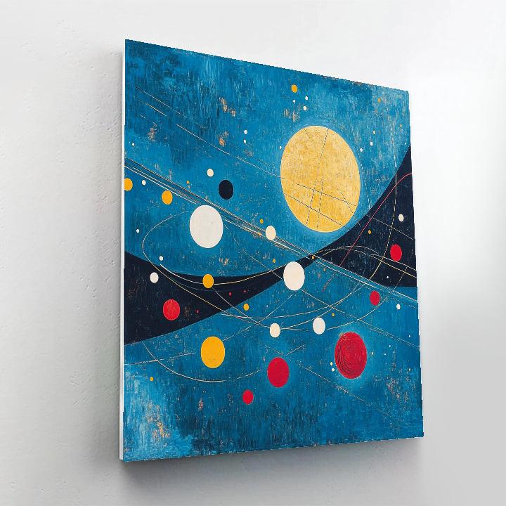 Wassily Kandinsky Inspired Abstract Solar System Symphony Painting by numbers kit