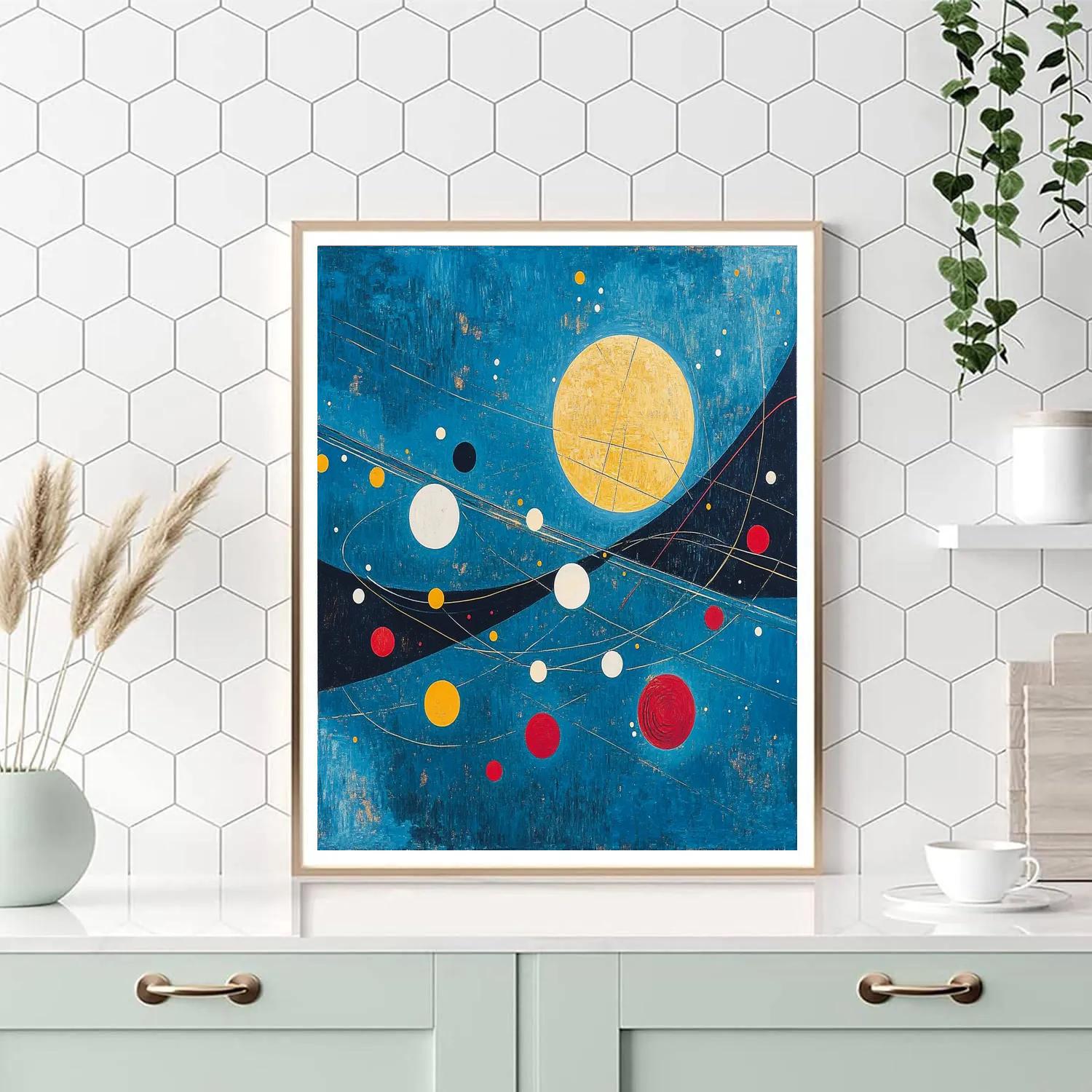 Wassily Kandinsky Inspired Abstract Solar System Symphony Painting by numbers kit