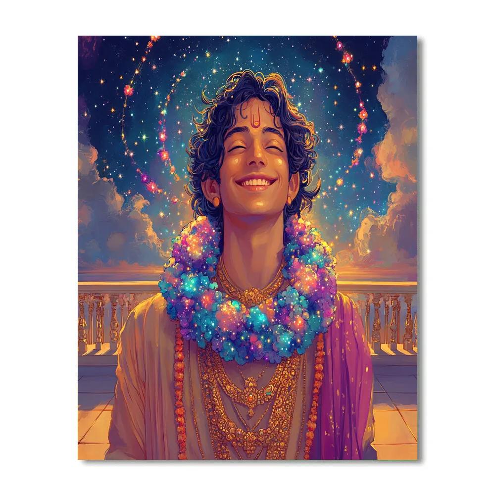 Vishnu And The Nebula Garland paint by numbers