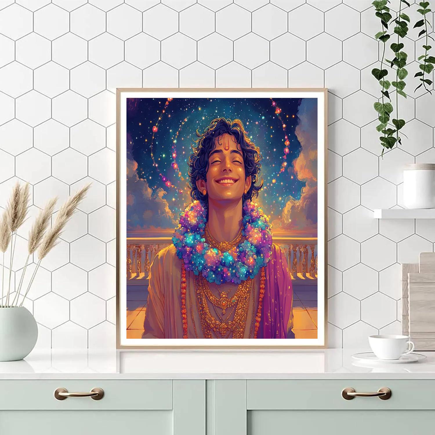 Vishnu And The Nebula Garland paint by numbers