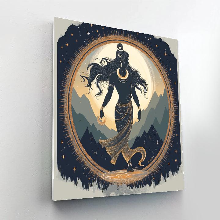 Shiva Starlight Drum Resonance paint by numbers