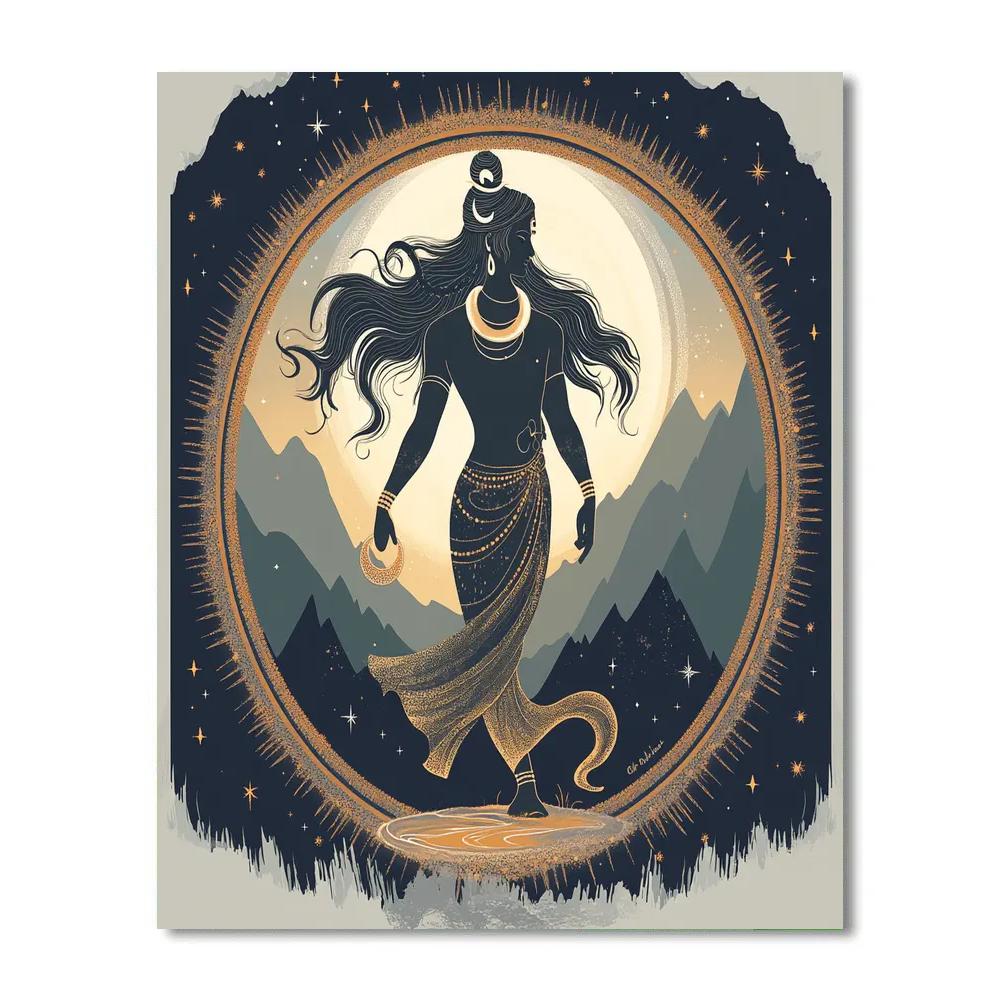 Shiva Starlight Drum Resonance paint by numbers
